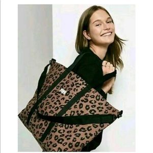 Victoria’s Secret PINK Leopard duffel bag